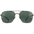 Produktbild: Hugo Boss Square Mens Matte Ruthenium Grün Sonnenbrille