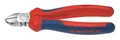 Produktbild: Knipex Seitenschneider verchromt 140 mm mit Mehrkomponenten-Griff - 70 05 140
