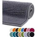 Produktbild: liebling - Badteppich, 70 x 120 cm, Fußbodenheizung geeignet, 100% Mikrofaser, anthrazit - Grau