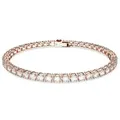Produktbild: Swarovski Armkette Schmuck Geschenk Matrix Armband, mit Swarovski® Kristall goldfarben L