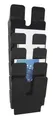 Produktbild: DURABLE 1700 FLEXIPLUS 6 Wandprospekthalter A4 hoch - schwarz