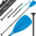 Produktbild: KESSER® Paddle - 3-teilig für Kayak SUP Stand-Up Paddling Board Stechpaddel, Verstellbar Teleskop 165cm-215cm Aluminum für Stand Up Paddel Kajakfahren Surfboard Boot Anti-Rutsch Stecksystem