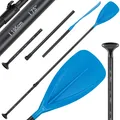 Produktbild: KESSER® Paddle - 3-teilig für Kayak SUP Stand-Up Paddling Board Stechpaddel, Verstellbar Teleskop 165cm-215cm Aluminum für Stand Up Paddel Kajakfahren Surfboard Boot Anti-Rutsch Stecksystem