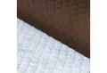 Produktbild: maDDma Stoff 1m Meterware Raute Steppstoff 158cm breit, rehbraun
