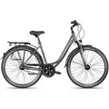 Produktbild: Adler Cityrad Verona NEXUS Wave, 7 Gang Shimano Nexus 7 Rücktritt Schaltwerk, Nabenschaltung Rücktritt, Rücktrittbremse schwarz/grau schwarz 45 cm