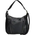 Produktbild: Handtasche RIEKER, Damen, Gr. B/H/T: 25cm x 29cm x 11cm, schwarz, Lederimitat, unifarben, Taschen Handtasche, Schultertasche, Damen Umhängetasche mit abnehmbarem Umhängeriemen