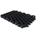Produktbild: hanit Paddockplatten aus Recycling Kunststoff, hochstabile Pferde Paddock Befestigung, schwarz (10m²)