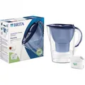 Produktbild: BRITA Marella Blau: Wasserfilter-Kanne mit 2,4 Liter Fassungsvermögen und Maxtra Pro Filter für reines, BPA-freies Wasser.