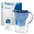 Produktbild: Brita Wasserfilter-Kanne Marella blau 2,4 l Füllmenge  Wasserfilter