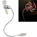 Produktbild: USB-Ventilator LED Mini Abkühlung Lüfter Tisch-Ventilator für PC Notebook Laptop