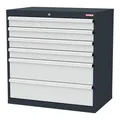 Produktbild: STIER Schubladenschrank 6 Schubladen 900 x 575 x 920 mm 80 kg Belastung