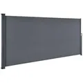 Produktbild: Juskys Seitenmarkise, Grau, Kunststoff, 500x180x500 cm, Sonnen- & Sichtschutz, Markisen
