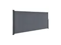 Produktbild: Juskys Seitenmarkise Dubai 500 x 180 cm ausziehbar blickdicht, Sichtschutz Garten, Terrasse anthrazit