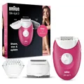 Produktbild: Braun 4210201190264 Silk-epil 3 3-410 Epilierer mit 3 Extras, himbeer