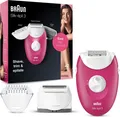 Produktbild: Braun Silk-épil 3 3-410 Epilierer kabelgebunden Rasierer Pink