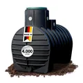 Produktbild: 4rain MONO Erdtank 4000 Liter inkl. Tankabdeckung - unterirdische Zisterne