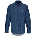 Produktbild: Gant Langarmhemd The Indigo Reg Bd blau L