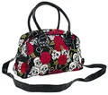 Produktbild: Banned Alternative Skulls And Roses Frauen Handtasche schwarz