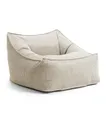 Produktbild: mokebo Sitzsack Sessel aus Cord 'Der Lümmel', XXL Sitzsack, Cordsessel oder Sitzsessel für Wohnzimmer und Wintergarten, auch als Riesensitzsack in 83x73x60(BxHxT in cm) in Beige
