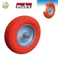 Produktbild: MÜBA Polymeres Rad 400 x 100 mm Schubkarre Karre Schubkarrenrad - pannensicher