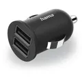 Produktbild: hama 00223351 2-fach-USB-Ladegerät f. Zigarettenanzünder, Ladeadapter f. Auto, 2,4A / 12W