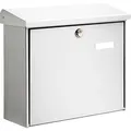 Produktbild: Burg-Wächter Briefkasten Comfort 913 W, weiß, aus Stahlblech, 38 x 34 x 14,8cm