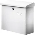 Produktbild: Burg Wachter - Burg Wächter 4120 comfort 913 w Briefkasten Stahlblech Weiß Schlüsselschloss