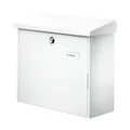 Produktbild: Burg Wächter Briefkasten Comfort, Stahlblech verzinkt, weiß 122860
