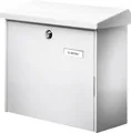 Produktbild: Burg Wächter 4120 COMFORT 913 W Briefkasten Stahlblech Weiß Schlüsselschloss