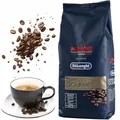Produktbild: De'Longhi Kimbo DLSC609 Kaffeebohnen 80% Arabica und 20% Robust für Kaffeevollautomaten, 1kg, Made in Italy, leichte Röstung, delikater Geschmack, Herkunft Salvador, Guatemala, Brazil, Java