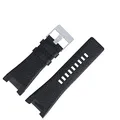 Produktbild: Diesel Uhrenarmband 32 mm Leder schwarz – DZ-1215 | DZ1215