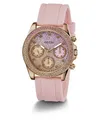 Produktbild: Guess Damen Armbanduhr Sparkling Pink Multifunktion 38 mm Rosa, Rosegold GW0032L