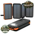 Produktbild: Solar Powerbank 26800mAh 4 Solarpanel für Outdoor Camping Reise Abenteuer