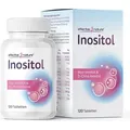 Produktbild: effective nature Inositol Tabletten 120 Stück - Myo & D-Chiro im Optimalen Verhältnis - Mit 400 μg Folsäure & 1,4 mg Vitamin B6 pro Tagesdosis ...