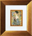 Produktbild: artissimo, Kunstdruck gerahmt, 36x41cm, AG3809, Gustav Klimt: Dame mit Fächer, Bild, Wandbild, Poster, Wanddekoration