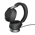 Produktbild: Jabra Evolve 2 85 MS Stand Wireless Bluetooth Stereo Headset schwarz Ladestatio