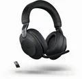 Produktbild: JABRA Evolve2 85 Stereo MS Bluetooth ANC LS black,37h Akkulaufzeit,BRANDNEU