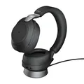 Produktbild: Jabra Evolve 2 85 MS Stand Wireless Bluetooth Stereo Headset schwarz Ladestatio