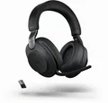 Produktbild: JABRA Evolve2 85 Headset Stereo MS USB-C Bluetooth 5.0 Ladestation ANC schwarz