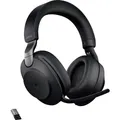Produktbild: Jabra Evolve2 85 MS Over Ear Headset Bluetooth®, kabelgebunden Stereo Schwarz