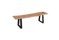 Produktbild: Wohnling Essbank WL1.825 (Baumstamm Massivholz Akazie 160 x 45 x 40 cm), Esszimmerbank mit Baumkante, Holzbank Landhaus