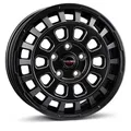 Produktbild: 1x BORBET DESIGN CW7 black matt 7.5Jx18 6x130 ET47