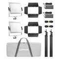 Produktbild: Godox Litemons LP600Bi Zweifarbiges LED-Lichtpanel 2er Kit weiß LP600Bi-K2