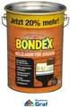 Produktbild: Bondex Holzlasur für außen 4,8 Liter / Verschiedene Farben / #879