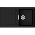 Produktbild: hansgrohe Einbauspüle S52 S520-F345345 mit Abtropffläche, Graphitschwarz