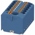 Produktbild: Phoenix Contact - 3273354 Verteilerblock 40.6 mm Zugfeder Blau 8 St.