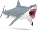 Produktbild: schleich Dinosaurs | Megalodon 15055 | detailgetreuer Urzeithai | Hai Figur | hochwertige Sammelfiguren | tolles Geschenk für Jungen, Mädchen und Sammler | Spielzeug ab 3 Jahre | 28 x 11 x 12 cm