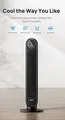 Produktbild: Dreo Tower Fan DR-HTF007 Turmventilator mit Timer 4 Stufen 240V Schwarz NEU