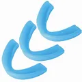 Produktbild: 3er SPARSET - BLAU - BAY® CE GEPRÜFT für Kinder Zahnschutz single Mundschutz Gebißschutz Sport Kids Junior Jugend blue 3 Stück