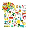Produktbild: Schaumstoff-Aufkleber - Werkzeuge - Sticker Set zum Basteln für Kinder und als Dekoration - 120 Stück, Sortiert